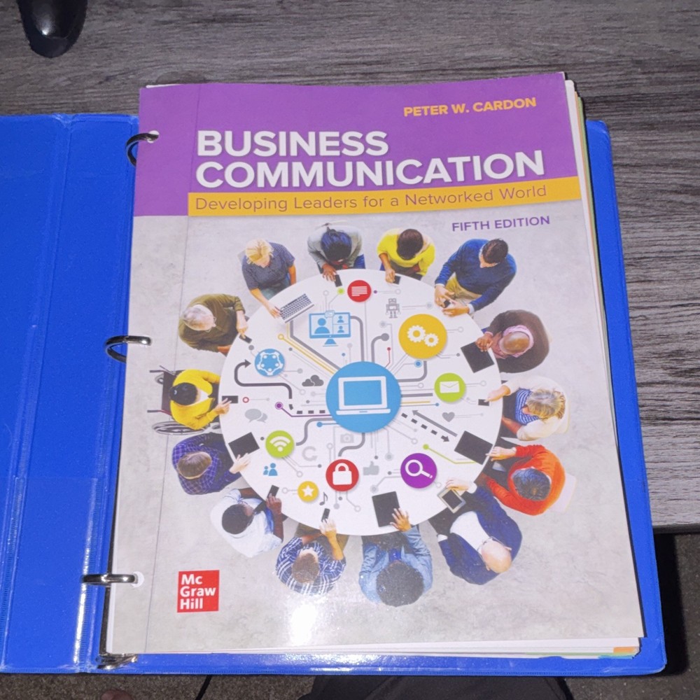 McGraw Hill Business Communication 5th Ed Ringbound by Peter W. Cardon 2017