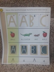 Paper Capital Letter Cards, Learning Without Tears, Brand New, NOT LAMINATED