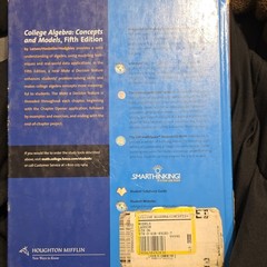 College Algebra: Concepts and Models Fifth Edition Larson Houghton Mifflin Hard…