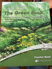 Learning Language Arts Through Literature the Green Teacher Book, 3rd Edition
