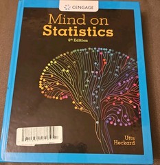 Mind on Statistics by Jessica M. Utts and Robert F. Heckard (2021, Hardcover)
