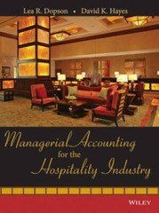 Managerial Accounting for the Hospitality Industry – Hardcover – GOOD