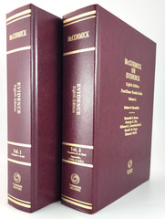 McCormick on Evidence 8th Edition Vols 1 & 2 Law Textbook Set Thomson Reuters