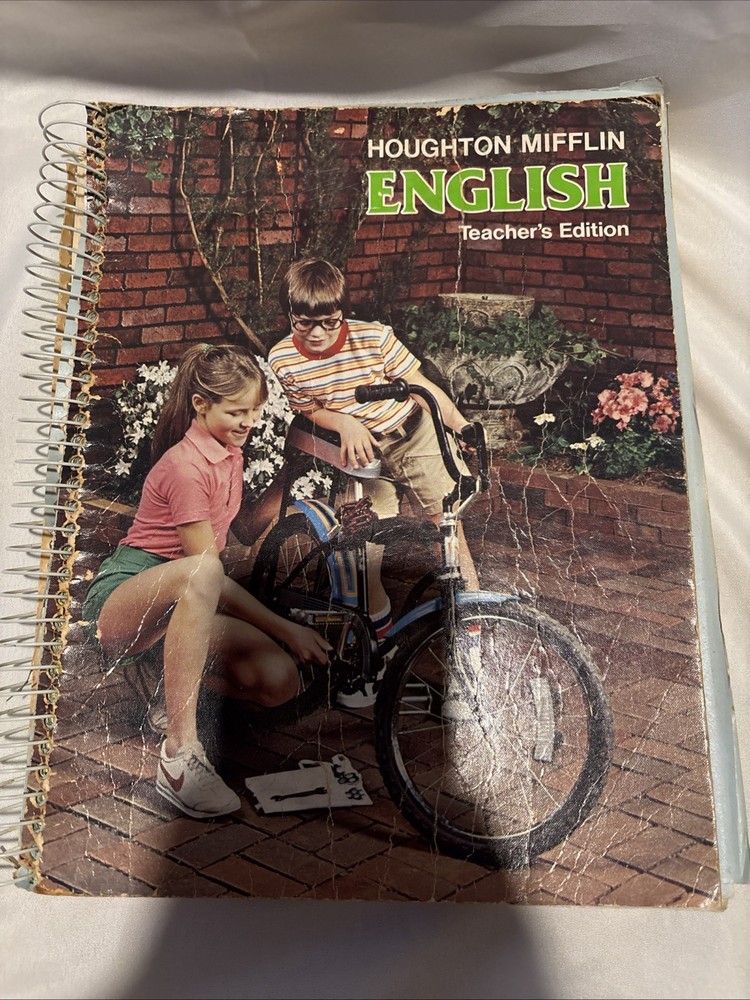 English Houghton Mifflin Teachers Edition K-8th Grade Level 3 Spiral Book