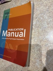 APA Publication Manual 7th Edition (Official APA Style Guide) Paperback