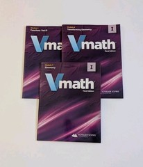 Voyager Vmath Level I (8th Grade) Teacher Edition 7 Student Modules Homeschool