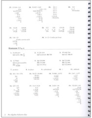 NEW Abeka PRE-ALGEBRA SOLUTION KEY 319201 8th Grade Math Junior or High School