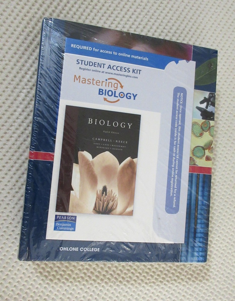 (R) Biology with Excel 2007, Campbell & Reece, Pearson Pub, Sealed New, HC