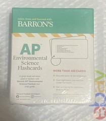 Barron’s Ap Prep Ser.: AP Environmental Science Flashcards, Fourth Edition: NEW