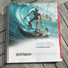 enVision Mathematics Savvas Accelerated Grade 7 Teacher’s Edition 2-Book Set