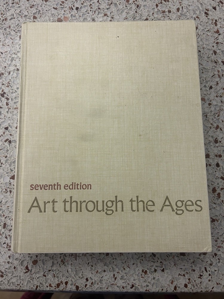 Gardner’s Art Through the Ages 7th Edition 1980 Hardcover Vintage Art Book Solid