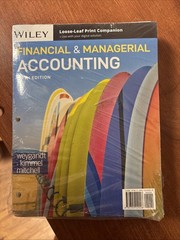 Financial and Managerial Accounting 5th Edition Loose-Leaf Print