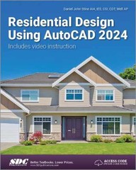 Residential Design Using AutoCAD – Paperback, by Daniel John Stine – Very Good