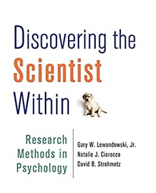 Discovering the Scientist Within : Research Methods in Psychology