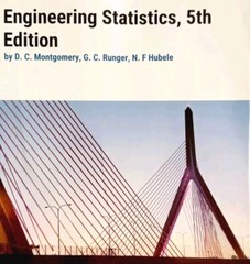 Engineering Statistics Textbook 2022 PB 5th Edition Wiley Custom Learning SSbks