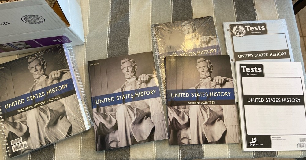 NEW BJU 11th grade UNITED STATES HISTORY Complete Subject Kit 5th ed US HISTORY