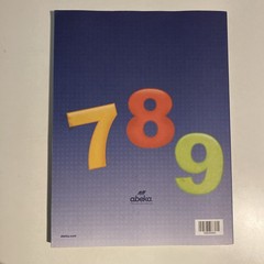 Abeka Numbers & Skills with Button Bear 2nd Ed, Bound (3 year old) No writing