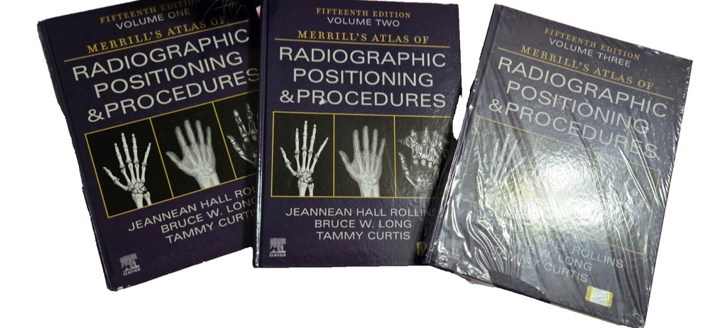 MERRILL’S atlas of radiographic positioning 3-volume set (FIFTEENTH EDITION)
