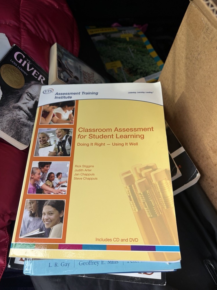 Classroom Assessment for Student Learning 2004 Book w/ CD & DVD