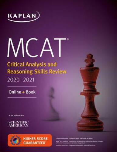 MCAT Critical Analysis and Reasoning Skills Review 2020-2021: Online + Bo – GOOD