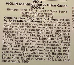 Roy Ehrhardt Estate CD PDF Violin Identification & Price Guide #1- #2- #3 Books