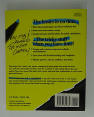 Excel 5 Cheat Sheet 1994 Shelley O’Hara Alpha Books 368 Page Book #011