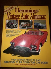 Hemmings’ Vintage Auto Almanac 1999 640 Pages Soft Cover Advertisement Ads More