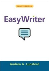 EasyWriter – Spiral-bound By Lunsford, Andrea A. – GOOD