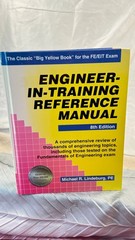 Engineer-in-Training Reference Manual 8th Ed. LindeBURG HC “Big Yellow Book”