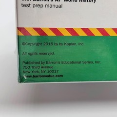 Barron’s AP World History 3rd Edition 400 Flash Cards Test Prep Study Aid NEW