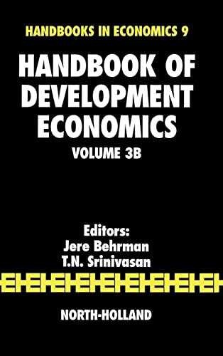 Handbook of Development – Hardcover, by Behrman J.; Srinivasan – Very Good b