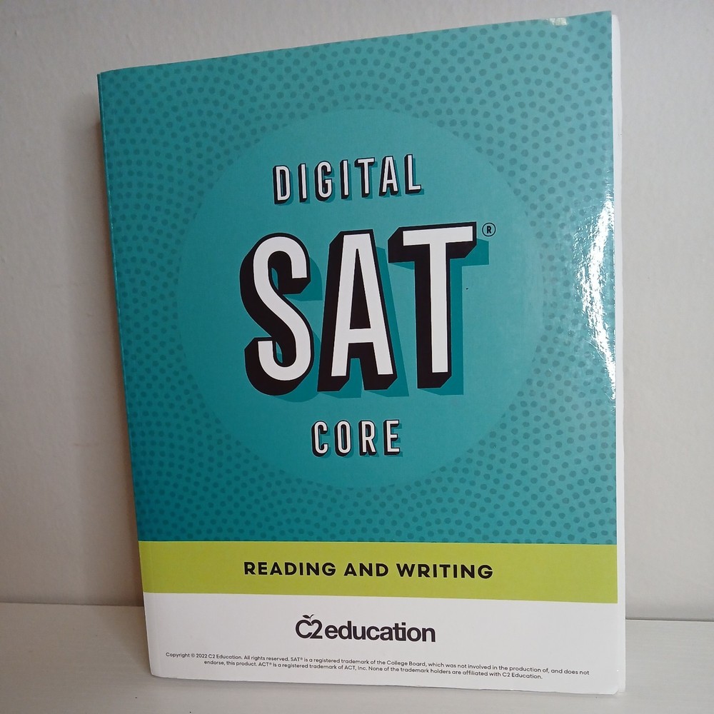 Digital SAT Core Reading and Writing C2 Education Book