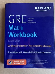 GRE Math Workbook Eleventh Edition Please Read