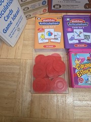 Super Duper Speech Therapy Lot Webber Articulation Cards Set 1 Fun Decks Tins