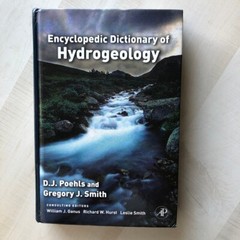 In Very Good Condition 2009 “Encyclopedic Dictionary of Hydrogeology” DJ Poehls