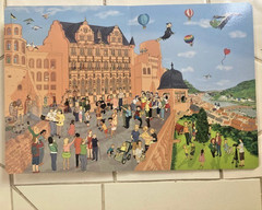 Kimberley Hoffman Heiderberg hard cover picture book, back cover is in German