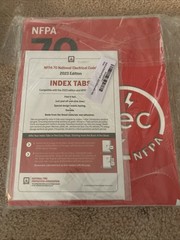 NFPA NEC 70 National Electrical Code 2023 Edition Tabs Paperback Perfect SEALED