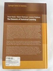 The Elements Of Statistical Learning 2nd Ed Hastie Tibshirani Springer Brown HC