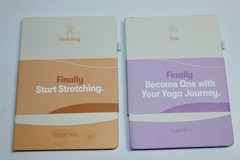 Yoga & Stretching Sidekick Journals by Habit Nest – Lot of 2 Hardcovers