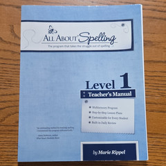 All About Spelling Level 1 Teacher’s Manual Marie Rippel Paperback