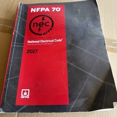 NFPA 70 NEC National Electric Code 2017