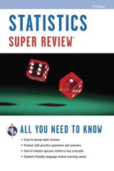STATISTICS SUPER REVIEW (SUPER REVIEWS STUDY GUIDES) By Editors Of Rea EXCELLENT