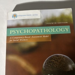 Empowerment Series: Psychopathology: A Competency-based Assessment Model – GOOD