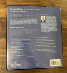 IEW Teaching Writing: Structure & Style, Second Edition by Andrew Pudewa -no DVD