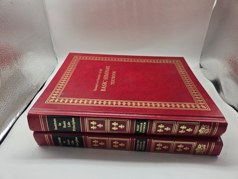 Research in Principles of Life Basic and Advanced Seminar Books Bill Gothard 80s