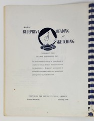 Basic Blueprint Reading & Sketching Book 1956 Edition C. Thomas Olivo Spiral PB