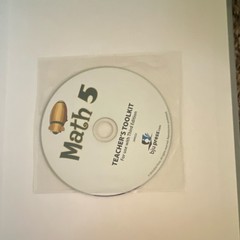 BJU Press Math 5 Teacher’s Edition 3rd Ed Spiral w/ CD-ROM 2006