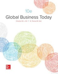 Global Business Today Paperback G. Tomas M., Hill, Charles W. L.