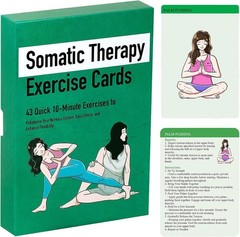 GiftNest Somatic Therapy Exercise Cards – 43 Quick Exercises for Stress Relief