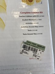 NEW BJU Press 8th grade PRE-ALGEBRA Complete Subject Kit 2nd Ed Box Set Math +CD